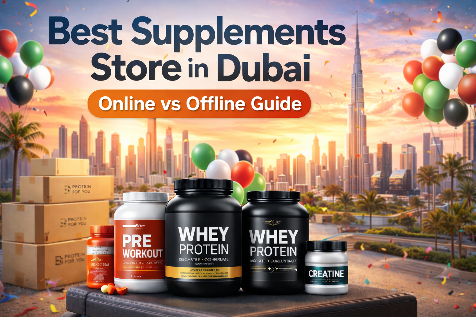 Best Supplements Store in Dubai (Online vs Offline Guide)