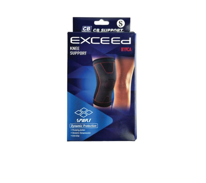 EXCEED Anti-Slip Adjustable Dynamic Compression Sleeve Knee Support (1pc)
