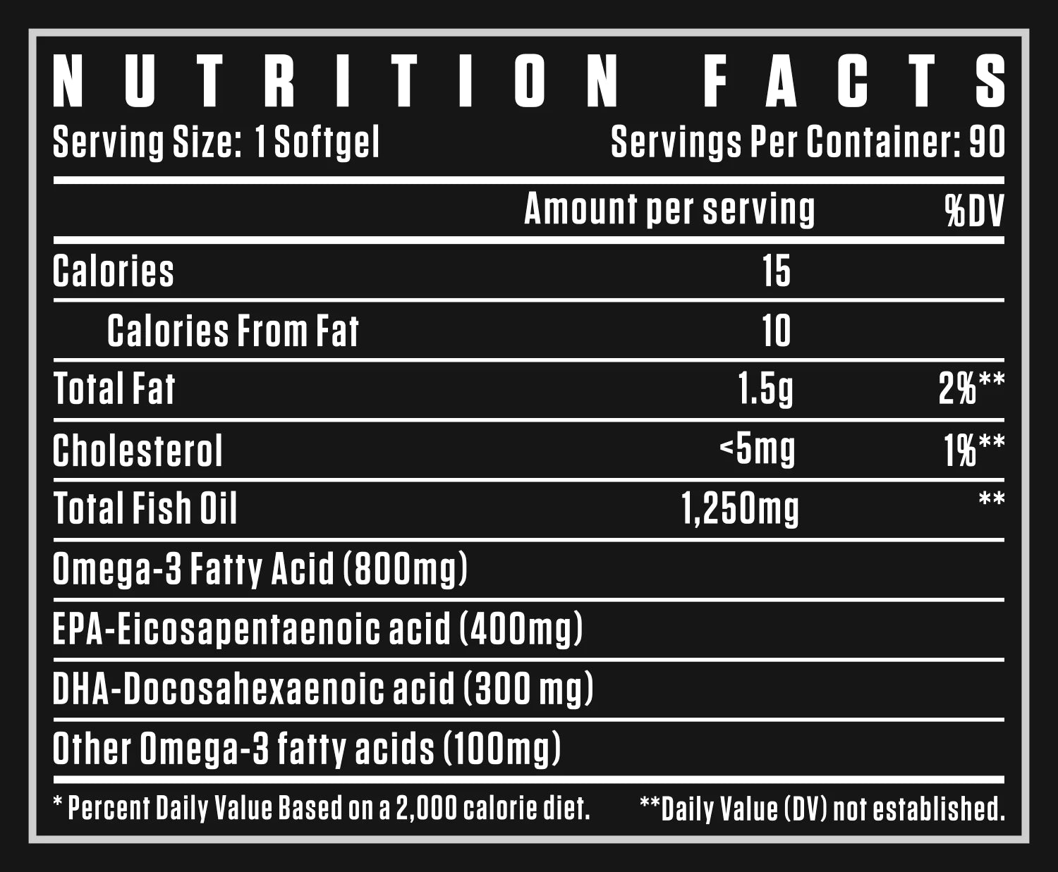 Dexter Jackson Omega-3, 1250mg
