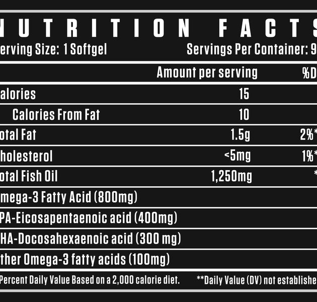 Dexter Jackson Omega-3, 1250mg