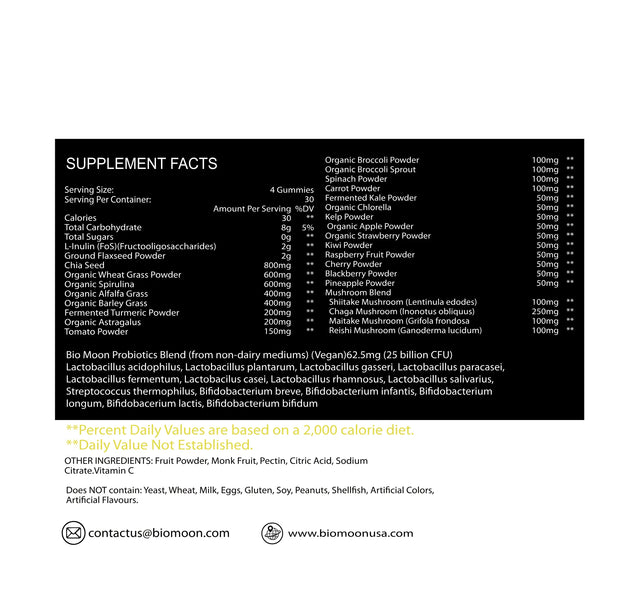 Bio Moon Greens Gummies
