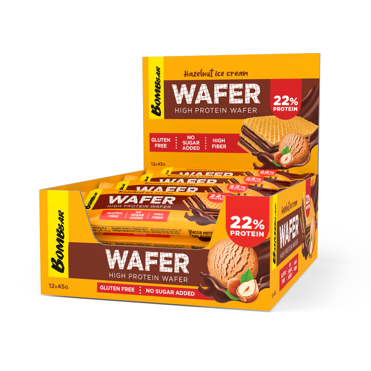 Bombbar Wafer 45g Pack of 12