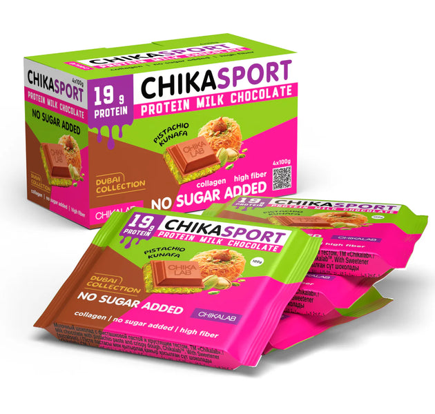 ChikaSport Protein Chocolate 100g Pack of 4
