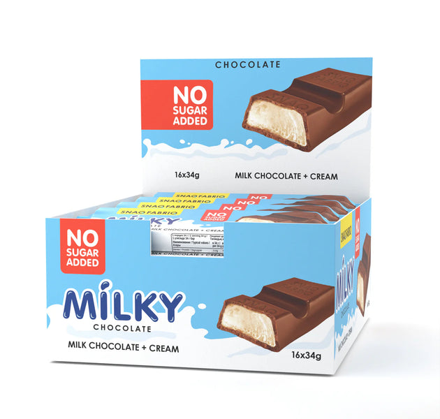 SNAQ FABRIQ-Milky Chocolate Bars with Filling 34g 16peice