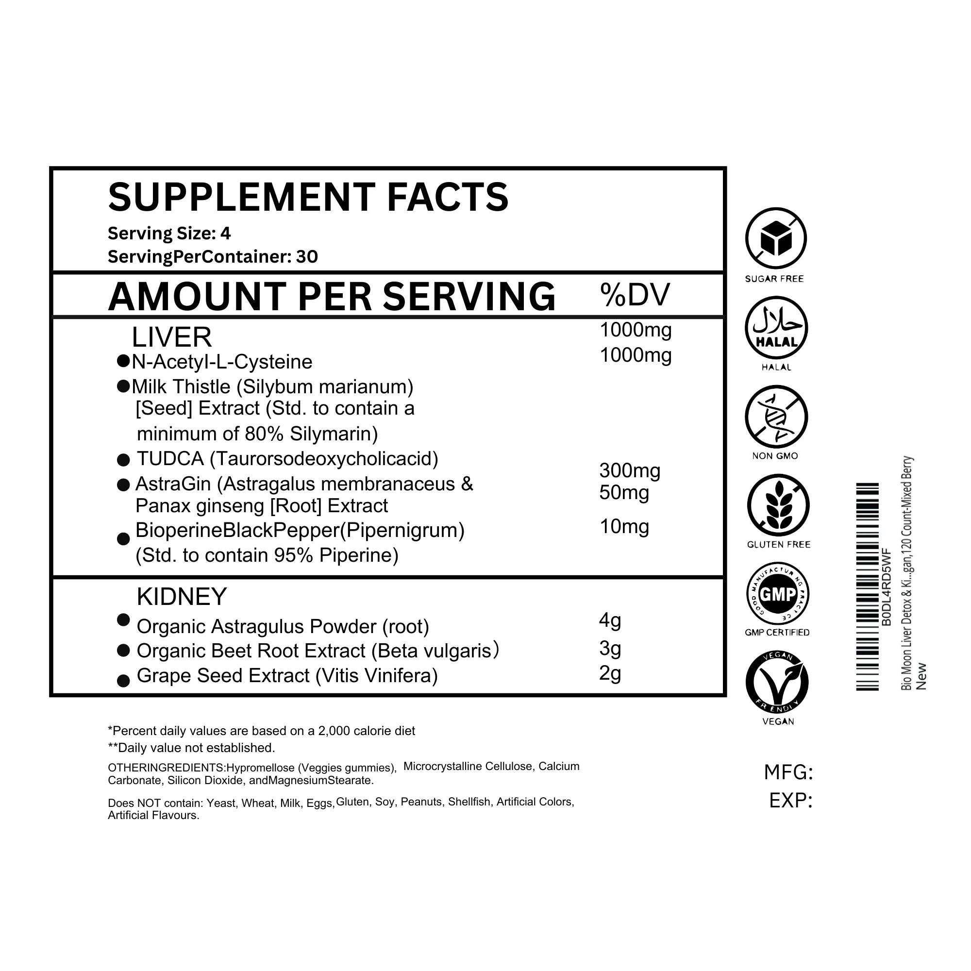 Bio Moon Liver & Kidney Support Gummies