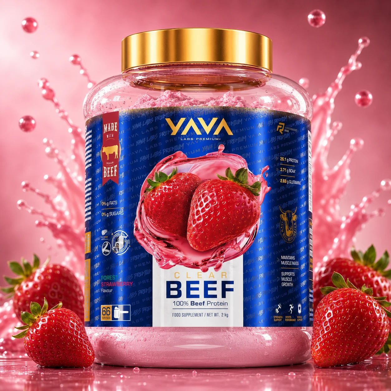 Premium 100% Beef Protein 2kg