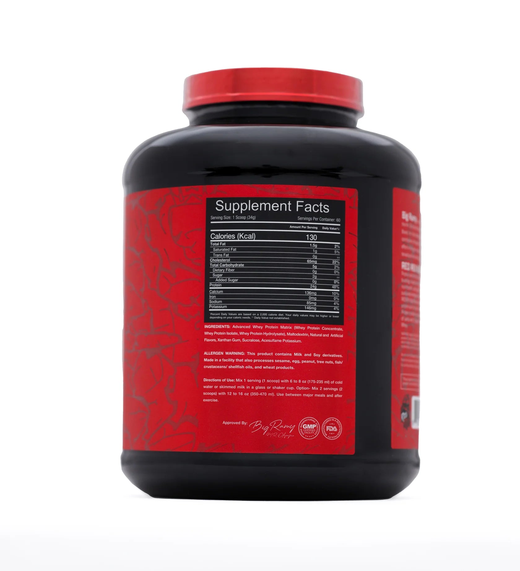 Big Ramy Labs Red Rex Big Whey 4.5LBS