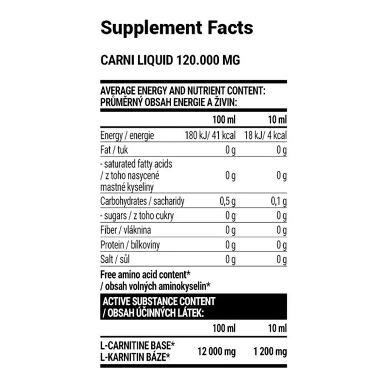 EXTRIFIT Carnitine Liquid 12000 - 1000ml