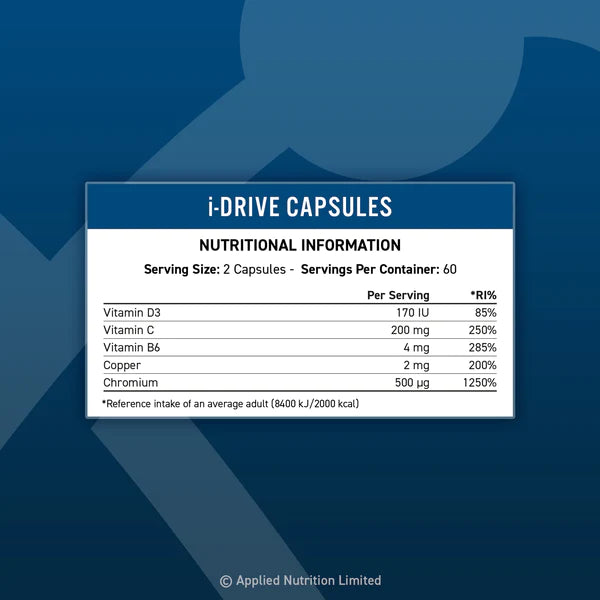 Applied Nutrition, I-DRIVE, 120 Capsules