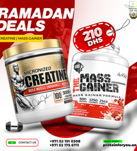 Gibbon Nutrition Mass Gainer + Dexter Jackson Creatine