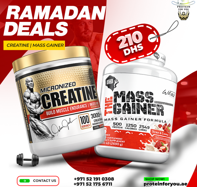Gibbon Nutrition Mass Gainer + Dexter Jackson Creatine