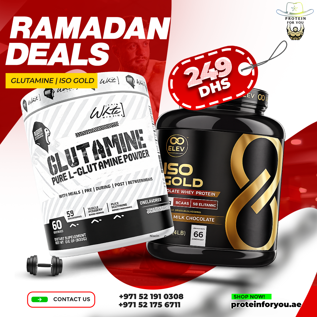Elev Nutrition Iso Gold  + Gibbon L-Glutamine