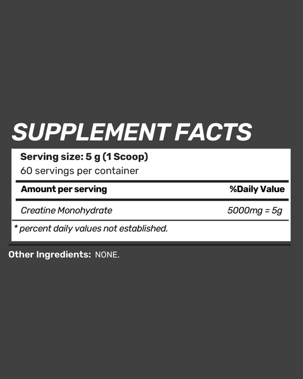 AI Nutritech Creatine Monohydrate 60servings