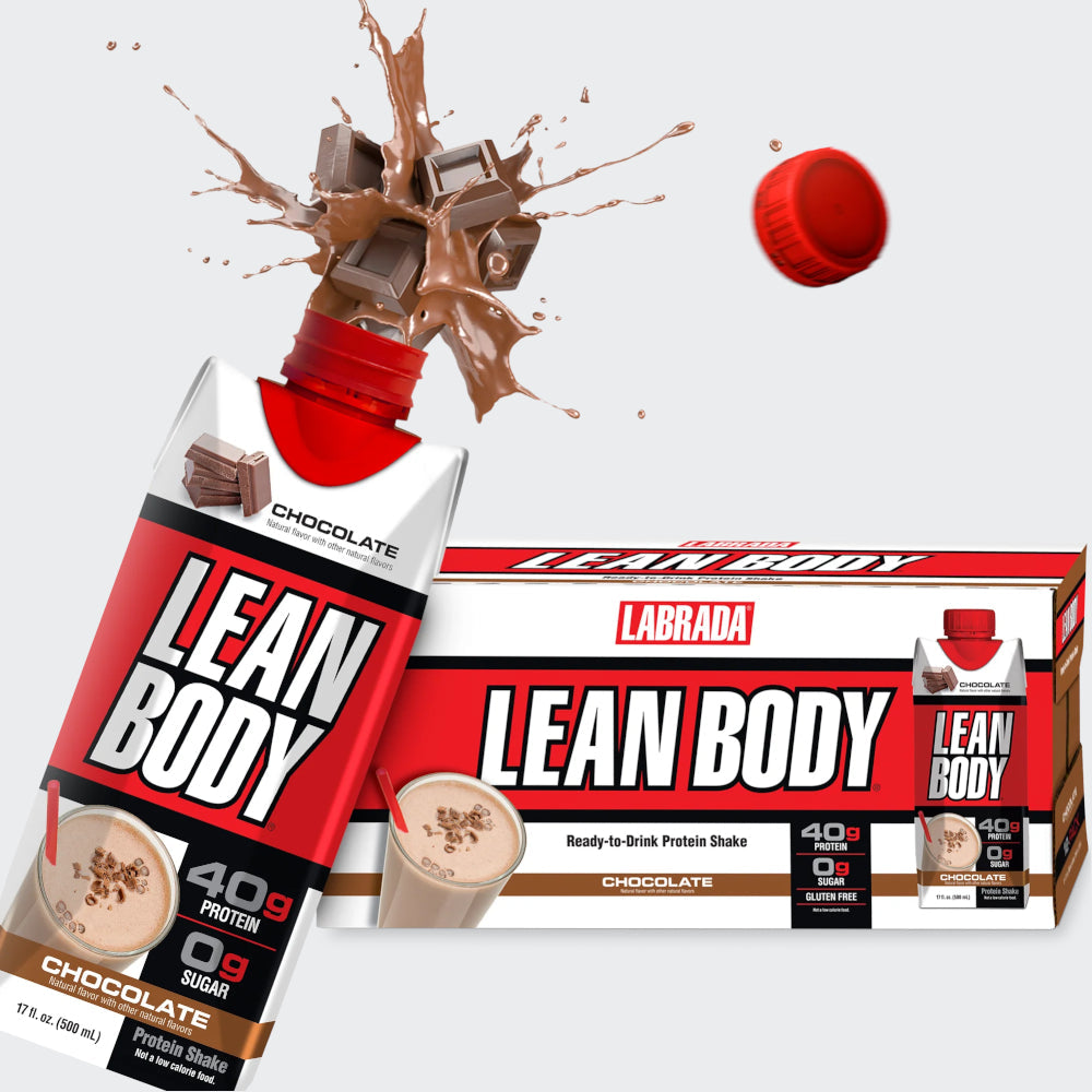 Labrada Lean Body Ready-to-Drink Protein Shake 500ml - No Sugar, Gluten Free