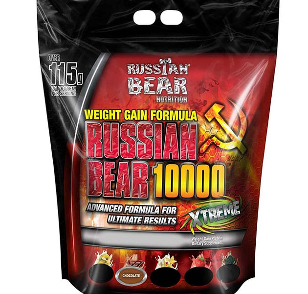 Russian Bear 10000 Weight Gainer, Milk Chocolate, 15 Lb