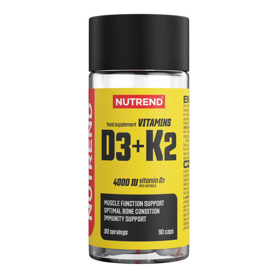 Nutrend Vitamin D3 + K2 Capsules